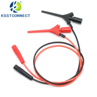 TPC132 2mm Female Plug to Internal Spring Test Hook Probe 22AWG Test Lead Kit Can connect the Digital Multimeter Probe