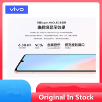 DHL Fast Delivery Vivo Y9S 4G LTE Cell Phone Snapdragon 665 Android 9.0 6.38" 2340x1080 8GB RAM 128GB ROM Fingerprint 5 Cameras