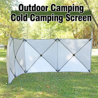 Camping Windscreen Folding Windproof Shield Outdoor Nature Hike Shelter Wind Picnic Agriculture Camping Large Panel