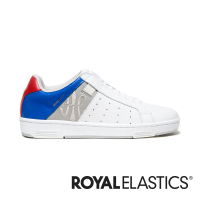 【ROYAL Elastics】ICON OG 真皮運動休閒鞋 女鞋(白藍紅)