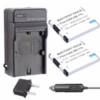NB-11L NB 11L Battery (2-Pack) + Charger kit For Canon NB-11LH A2300 IS, A2400 A3500, A4000 ,ELPH 130 140 IS IXUS 285 IXUS 285