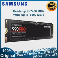 SAMSUNG 990 PRO SSD 1TB 2TB PCIe 4.0 M.2 Internal Solid State Hard Drive For Laptop Desktop MLC PC Read Speeds Up to 7450MB/s