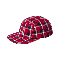 【KANGOL】5 PANEL 格紋棒球帽(紅色)