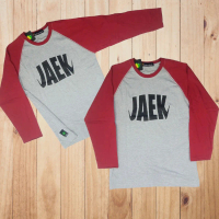 Profectum Veritatis - Karambia - JAEK - dewasa, Katun Kaos, Lengan panjang, Kata minang, Kaos Kata