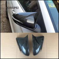 For Hyundai Elantra 2016-2019 Door Side Wing Rearview mirror Cover Sticker Trim Car Styling Exterior Accessories