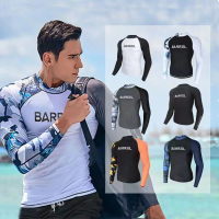 Diving Suit Men Long Sleeve Sun Protection Quick Dry Conservative Swimming Suit Women Couple Set Jel