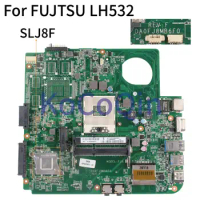 KoCoQin Laptop motherboard For FUJTSU Lifebook LH532 HM76 Mainboard DA0FJ8MB6F0 SLJ8F DDR3