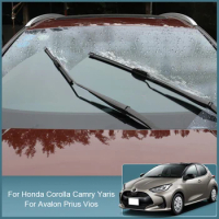 Car Front Windshield Wiper Blades Rubber For Toyota Avalon XX50 Camry XV40 XV50 XV70 Corolla Cross XG10 Prius XW50 VIOS YARIS XP