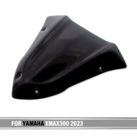 For YAMAHA XMAX300 2023 X-MAX 300 2023 XMAX Motorcycle Sport Windshield Visor Windscreen Sport Visor Black Windscreen Windshield