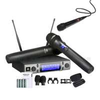 【JBL】VM300 UHF 可選頻道自動掃頻無線麥克風組(自動靜音 自動喚醒 自動睡眠功能)