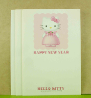 【震撼精品百貨】Hello Kitty 凱蒂貓~3入明信片-粉禮服