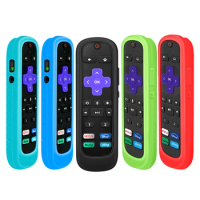 Silicone Protective Cover For Roku Voice Remote Pro 2021 Roku Ultra 4800R Remote Controller Case Shockproof Cover For Roku