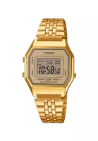 Casio Casio Women's Vintage Watch LA680WGA-9 Digital Watch Gold Stainless Steel Band Ladies Watch