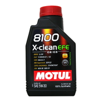 MOTUL 8100 5W30 X-CLEAN EFE 全合成機油 1L【APP下單最高22%點數回饋】
