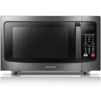Toshiba EC042A5C-BS Microwave Oven with Convection Function, Smart Sensor, Easy-to-clean Stainless Steel Interior and ECO Mode,
