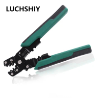 Multifunctional Crimping Pliers Wire Stripper Cutter Crimper 10-26AWG Crimping Tool Terminals Electrical Clamp Mini Tools