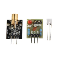Laser Receiver Sensor Module + KY-008 Transmitter 10pcs/Set For Arduino AVR Emo Robot Coil Ecoflow Peltier Huepar Cozmo