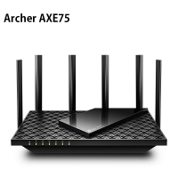 【最高折200+跨店點數22%回饋】TP-Link Archer AXE75 AXE5400 三頻 Wi-Fi 6E 路由器