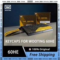 Original Wooting 60he Keycap For Keyboard Yellow Keycaps Take Control Gaming Caps E-Sports Accessory For Computer Pc Gamer Gifts
