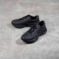 Sepatu GUCCI GG RHYTON MONOGRAM BLACK SNEAKER 100% ORIGINAL 42.5