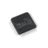 Original FE2.1-CQFP48A LQFP-48 USB2.0 high-speed seven-port hub controller chip