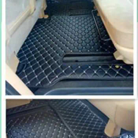 Custom special car floor mats + trunk mat for Right hand drive Hyundai H-1 2022-2007 8 9 12 seats waterproof carpets for H1 2018