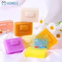 Toilet Soap Body Skin Care Handmade Deep Cleaning Light Chamomile Soap Goat Milk Soap Multiple Fragrances Lemon Honey