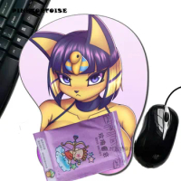 PINKTORTOISE Anime mousepad Animal Crossing Ankha Silicon anime 3D mousepad laptop Mice Pad Ergonomic MousePad mat