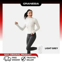 (GRANESIA) Jaket Olahraga Slim Fit Anko Active Womens Long Sleeve Ultrasoft Jacket|Jaket lari Muslim