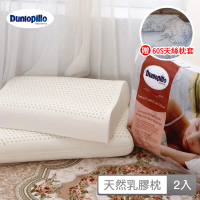 Dunlopillo鄧祿普 英國百年品牌 Dunlopillo鄧祿普乳膠枕平面基本型 /人體工學型乳膠枕(12cm/2入)