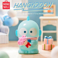 Genuine Miniso Sanrio Hangyodon Ugly Fish Emotional Series Blind Box Trendy Play Desktop Decoration Surprisebox Cute Figure Toy