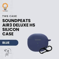 Earphone Case Silicone Case untuk SoundPeats Air3 Deluxe HS Blue