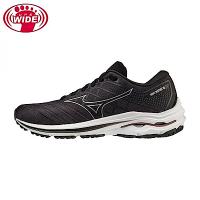 Mizuno Wave Inspire 18 [J1GD224604] 女 慢跑鞋 超寬楦 路跑 輕量 避震 支撐 黑白