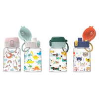 Home Tune 家音 透明鎖扣彈蓋直飲水壺 350ml 寬底 兒童水壺 運動水壺 兒童 水杯 水瓶 HT-2010