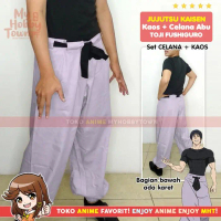 Kostum Cosplay Set Kaos Celana Fushiguro Toji Jujutsu Kaisen Abu Anime Pasti Ori