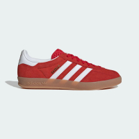 【adidas 愛迪達】休閒鞋 男鞋 女鞋 中性鞋 運動鞋 三葉草 GAZELLE INDOOR 紅 JI2063