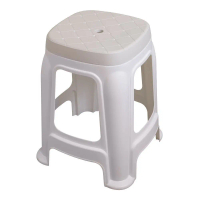 PLASTIC STOOL SPRING BELLA 38X38X47CM WHITE เก้าอี้พลาสติก สีขาว โต๊ะและเก้าอี้ เฟอร์นิเจอร์นอกบ้าน 