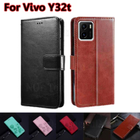 Luxury Case For Vivo Y32t V2180A Y30 Y33T Y33 e s 5G Cover Wallet Magentic Flip Phone Fundas Para Vivo Y52t V2166A Y72t 5G Coque