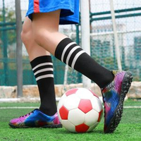 #N/A - 足球鞋男碎釘梅西男女學生AG短釘青少年人造草地耐磨防滑訓練鞋子