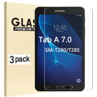 (3 Pack) Tempered Glass For Samsung Galaxy Tab A 7.0 2016 SM-T280 SM-T285 T280 T285 Anti-Scratch Tablet Screen Protector Film