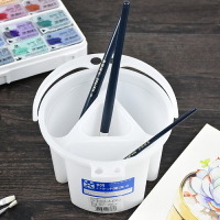 洗筆桶 日本進口櫻花四格美術畫畫水桶水彩畫畫專用水桶分格洗筆桶涮筆『XY15067』