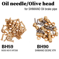 10sets Oil needle for SHIMANO DEORE BH90 BH59 Brake Olivary head Mountain Bike XT SLX M355 M315 MT200 M6000 M7000 M8000