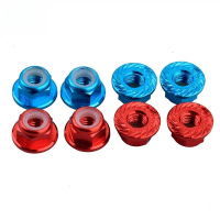Aluminium Bebibir Me Kunci Nat, 4PCS, Untuk HSP 1 / 10 4WD Lori Raksasa 94701, 70129