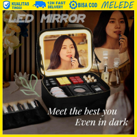 MELEDE Tas Makeup Lampu / LED Makeup Artist Bag MUA Beauty Case Tas Makeup Lampu LED Makeupartist Ba