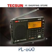 TECSUN PL-600 Full-band Synthesized Stereo Digital Tuner Tunning AM FM LW SW SSB Shortwave Portable Radio