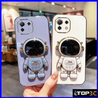 Casing Mi 11 lite 5G / Mi 11 lite, Spaceman Pendirian telefon pelindung, Sarung YHY