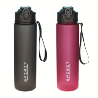 Botol Air Bertebat, Grinkwell, 26oz, Kalis Bocor, Bahan PC Bebas BPA, Termasuk Straw Silikon dan Gel