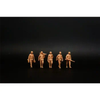 1/72 (German) Summer Walking Posture 5-person Group Element (soldier Element)