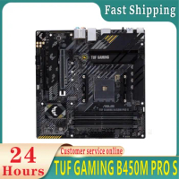 Asus TUF GAMING B450M PRO S DDR4 4400MHz 128G, M.2, HDMI 2.0B, Type C, and native USB 3.1 Gen 2 desktop AM4 CPU used