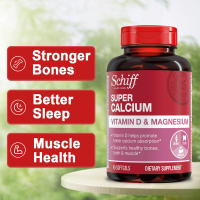 Schiff Super Calcium 800mg Plus Magnesium with Vitamin D3 90 softgels - Calcium Supplement (Pack of 
